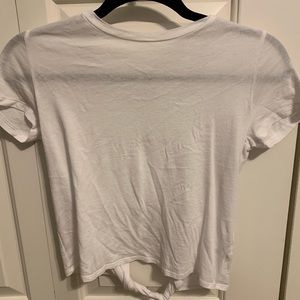 Aerie tie back cropped tee